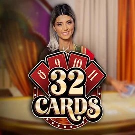 32 Cards slot logo by Ezugi at 888 Casino