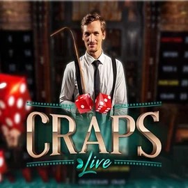 Live Craps logo by Evolution at 888 Casino