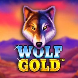 Wolf Gold slot logo by Pragmatic Play at 888 Casino